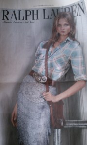 Western blouse with fancy skirt - Ralph Lauren spring 2011